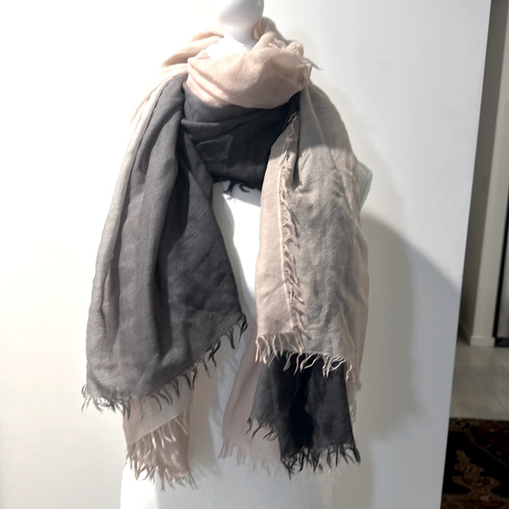 Barja scarf, sarong, pareo ombre wool and silk from intermix super soft